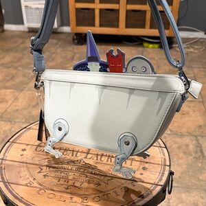 NBC  Gray Crossbody Bag with Playful Characters